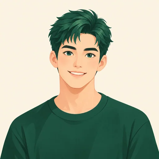 追风的头像插画